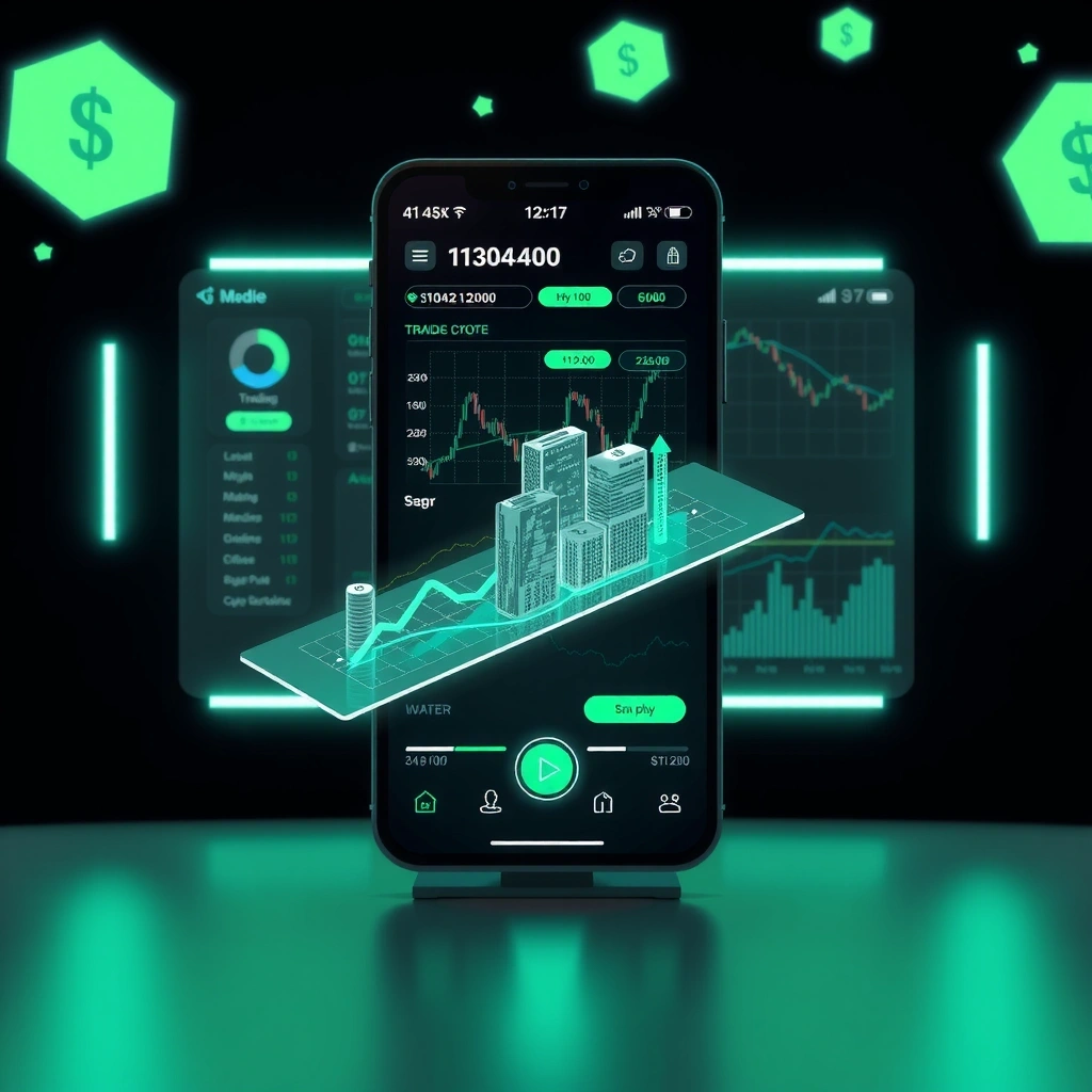 Gaming and trading solutions background