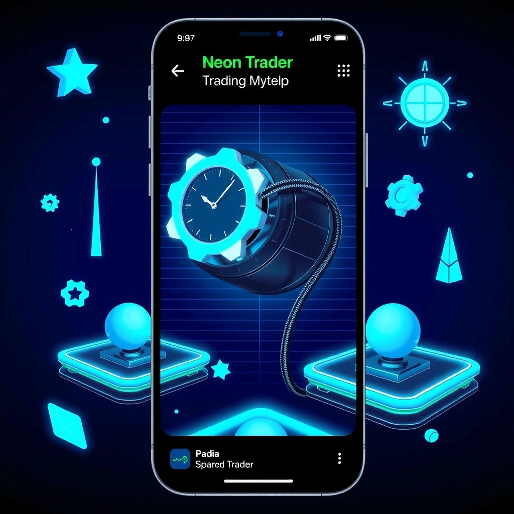 Neon Trader Game Interface